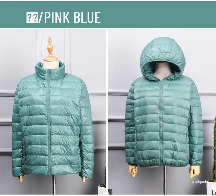 Women's Plus Size Lightweight Down Jacket - Short Style, Suitable for 200+ Pounds, Casual Winter Wear for All Ages