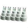 5Pcs G9 To Gu10 Adapter Bulb Holder Accessory Easy Install Heat Resistant Practical Portable Direct