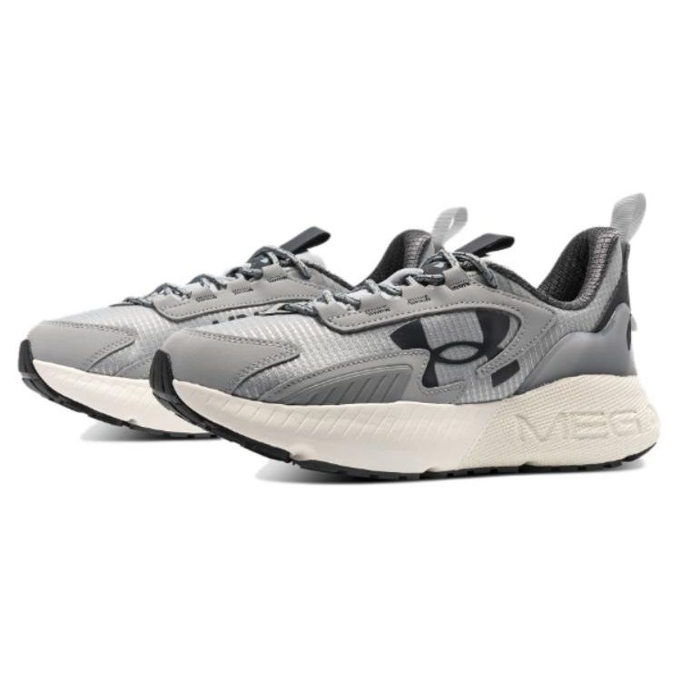 Under Armour Unisex UA HOVR Mega 2 MVMNT Running Shoes Grey Black 3026629-105