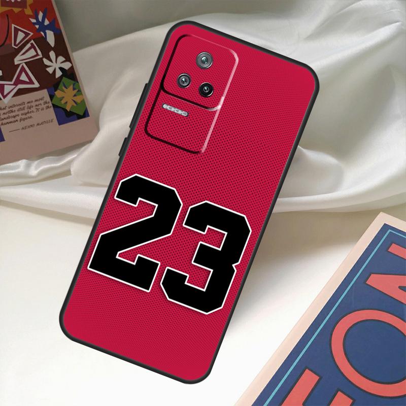 Basketball Number 23 Case For Xiaomi 17 14 15 Ultra 13T 14T 15T Pro POCO F8 Ultra F7 F5 F6 X3 X5 X6 X7 Pro Coque