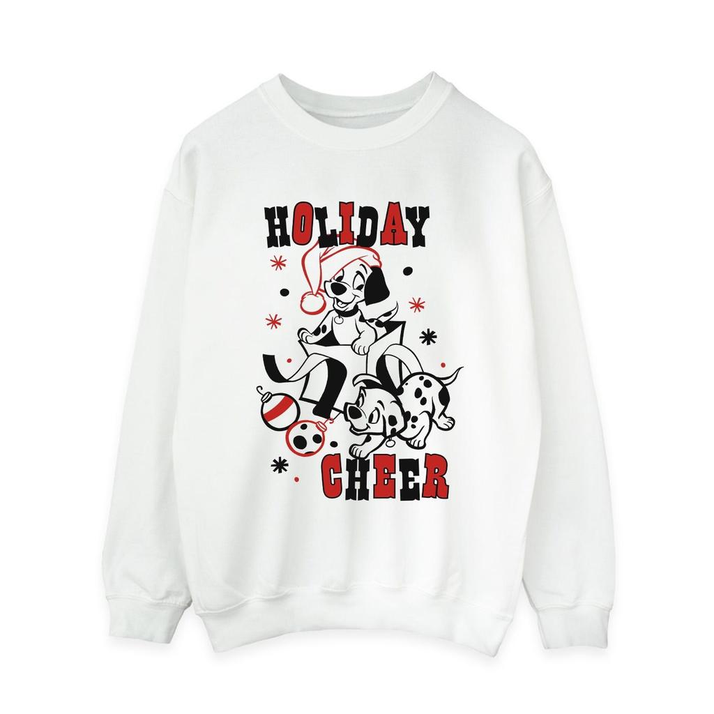 Disney Womens/Ladies 101 Dalmatians Holiday Cheer Sweatshirt
