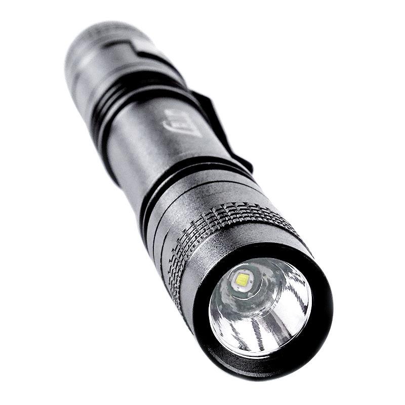 Compact High-Intensity LED Flashlight: Portable, Long-Range Pen Clip Light In Yellow and Purple for Students and Outdoor Use