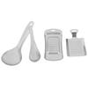 4 Pcs Kitchen Garlic Presser Stainless Steel