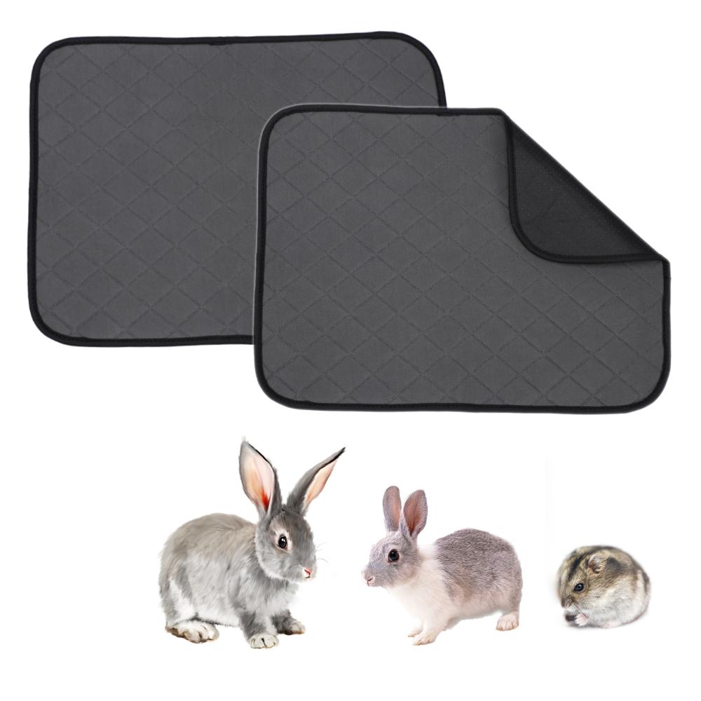 Hamster Reusable Waterproof Bottom Pet Pee Pads Cage Bedding Absorbent Cage Mat Cage Liner