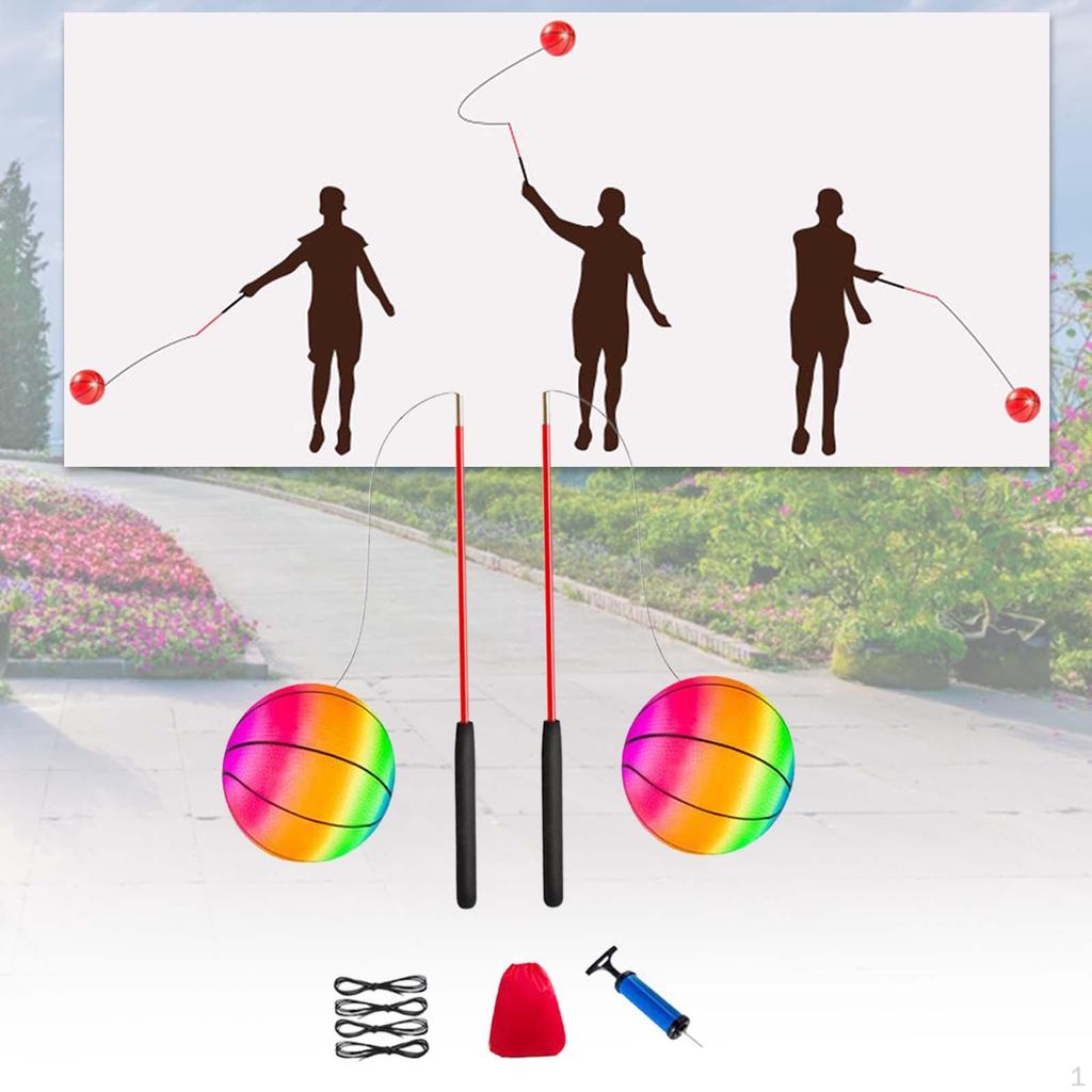 Fitness Ball Bouncing Backyard Game Stretch Arm and Shoulder Joints Exercise Hand Throwing