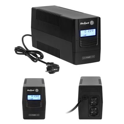 UPS REBEL Plus 650VA 360W LCD USB RJ45 Computer Emergency Power Supply