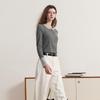 Women's Round Neck Slim Fit Long Sleeve T-Shirt