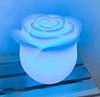 Bar Rose Motif Lights Rechargeable Rose-shaped Table Lamp Colorful Remote Control Decoration Bedside Light