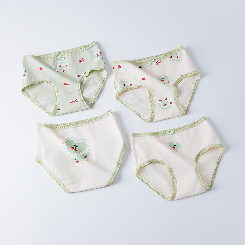 Girls' Custom Anti-Chafing Antibacterial Boxer Briefs & Triangle Shorts - 3 Pack