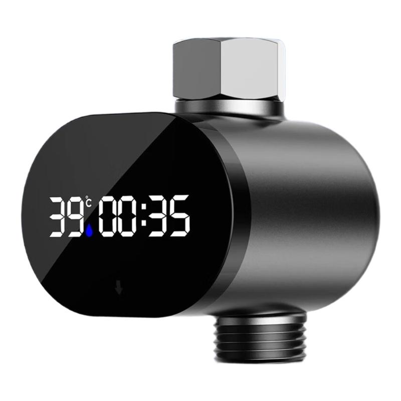 

Large LED Digital Display Faucet Thermometers Timer with Clear Readout for Water Temperature Durations Parent Monitoring
