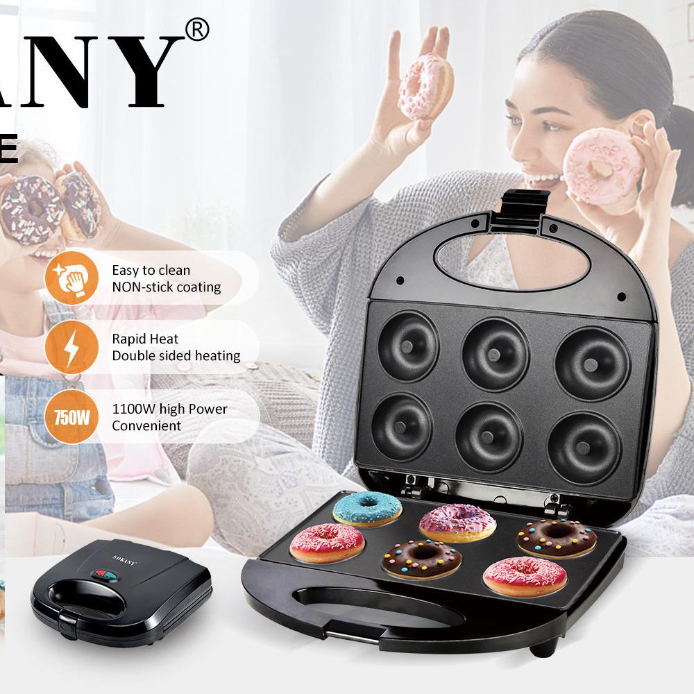 SOKANY843 Automatic Mini Donut Maker for Kids - Electric Baking Pan