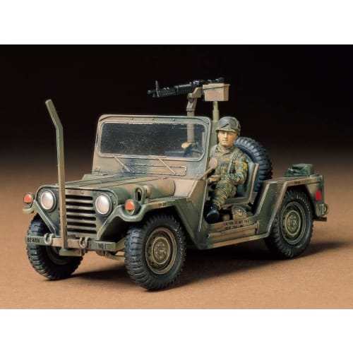 Tamiya 1/35 Military Miniature Series No. 123 U.S. Army M151A2 Ford Matt Kennedy Jeep Plastic Model 35123