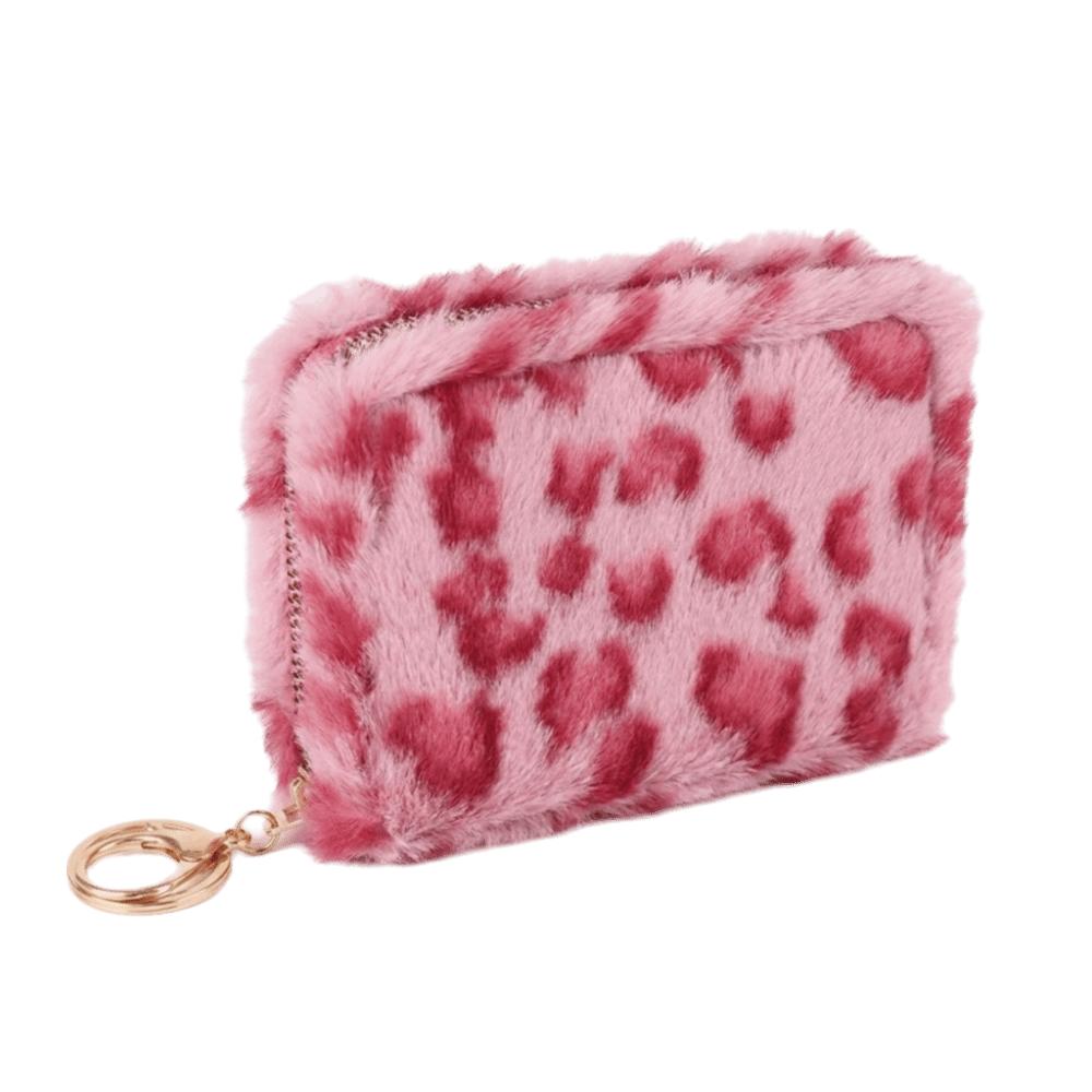Soft Leopard Print Coin Purse Large Capacity Short Card Holder Versatile Storage Bag Daily Use