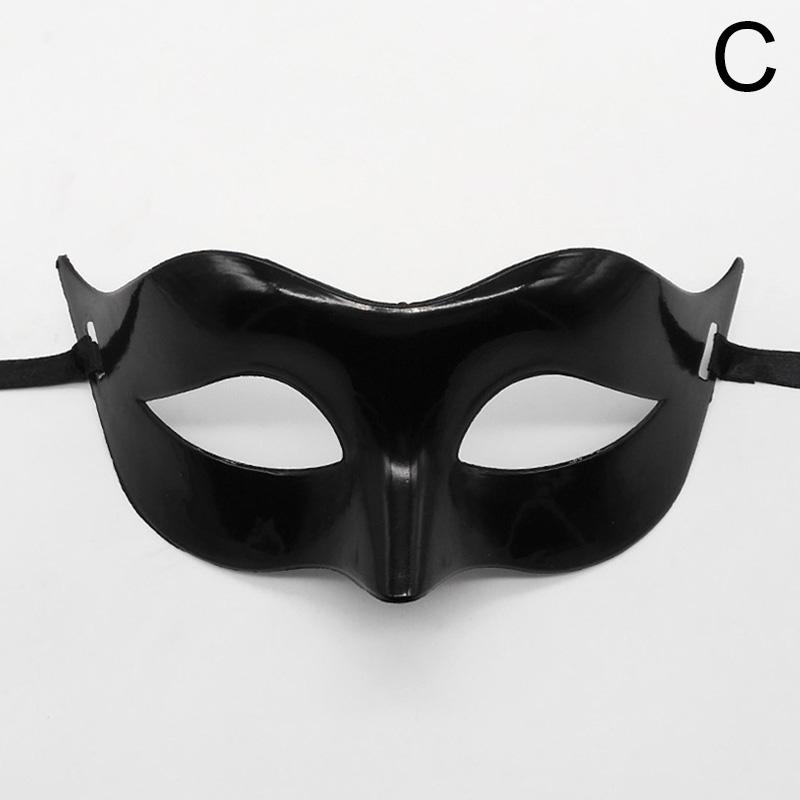 1PC Costum de performanță Eyemask Solid Color Machiaj Recuzită Masquerade Mask Party Supplies