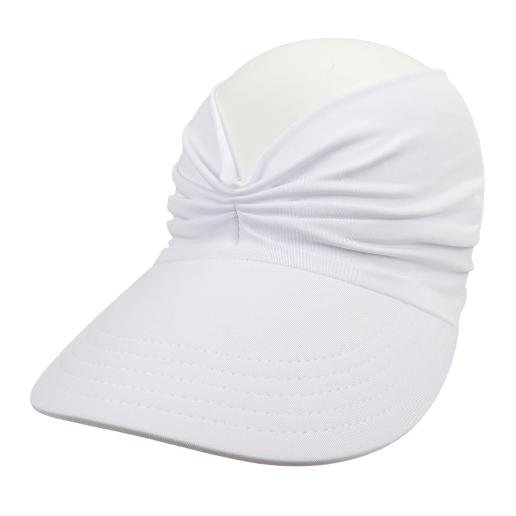 Frühlings- und Sommer-Strand-Sonnenhut für Damen Neuer Damen-Outdoor-Sport-Visierhut mit leerer Krone Sonnenschutz-Visier