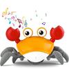Crab Toy Moving Children Electronic Music Crawling Automatically Avoids Obstacles LED Light USB Rechargeable Boys Girls.