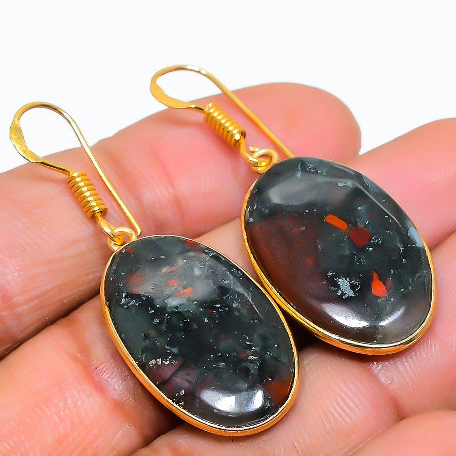 

Boulder Opal Gemstone 925 Solid Sterling Silver Jewelry Earring 1.65 GK-5764