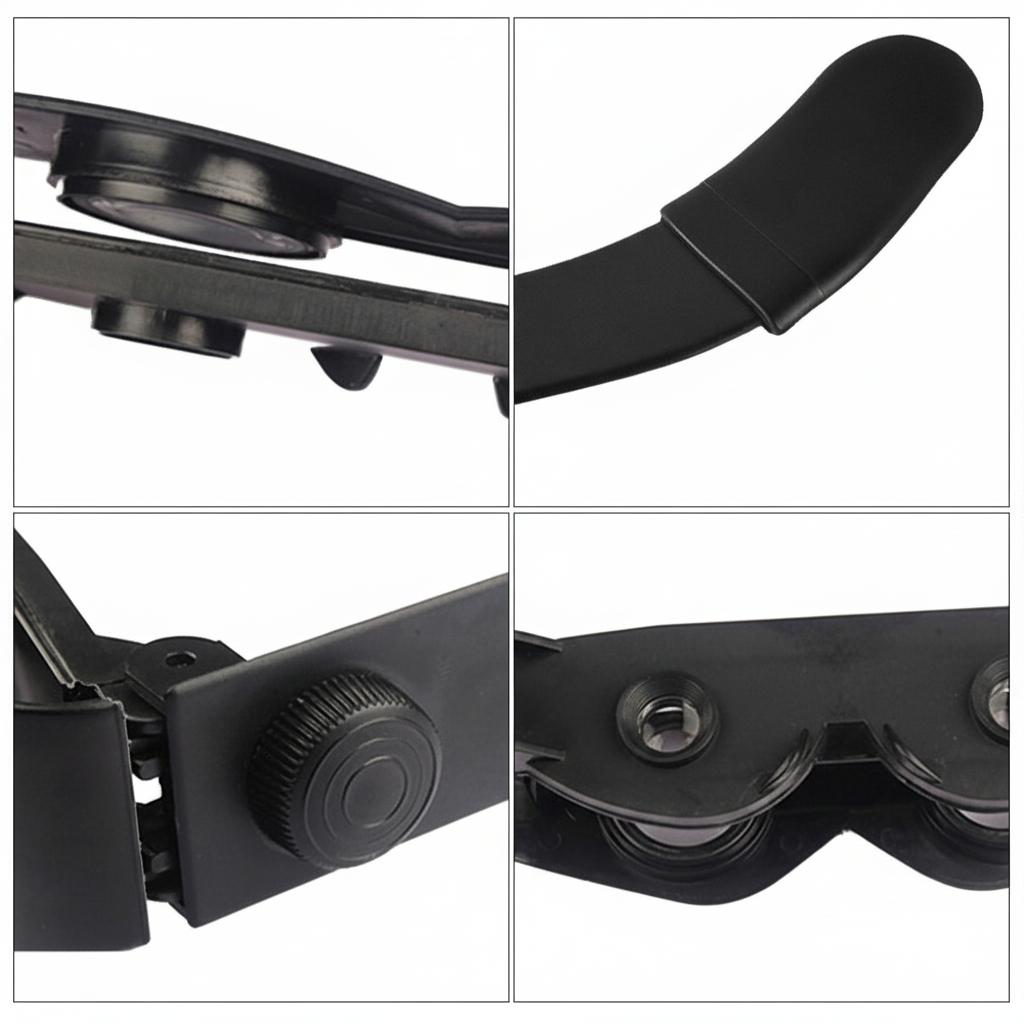 Wearable Fishing Telescope Adjustable Binoculars Hands Free Magnifier Glasses for Theater TV Sight Myopia Adjustable