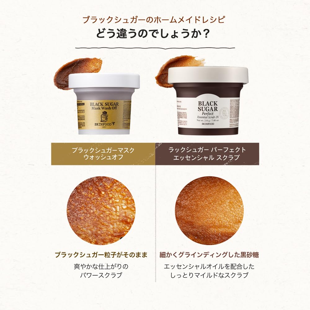 Skinfood Black Sugar Mask Wash 100g (Rinse-off Mask)