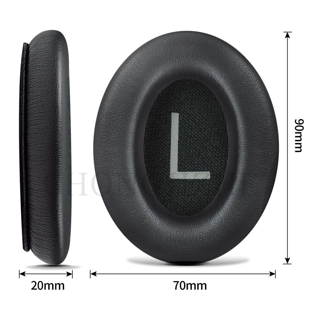 Replacement EarPads Cushions for Bose QC45 QuietComfort QC 45 Headphone Softer Protein Leather / Breathable football net Earpads