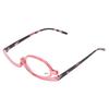 Magnifying Makeup Glasses Flip Down Scratch Resistant Lens Folding Cosmetic Reading Glasses for