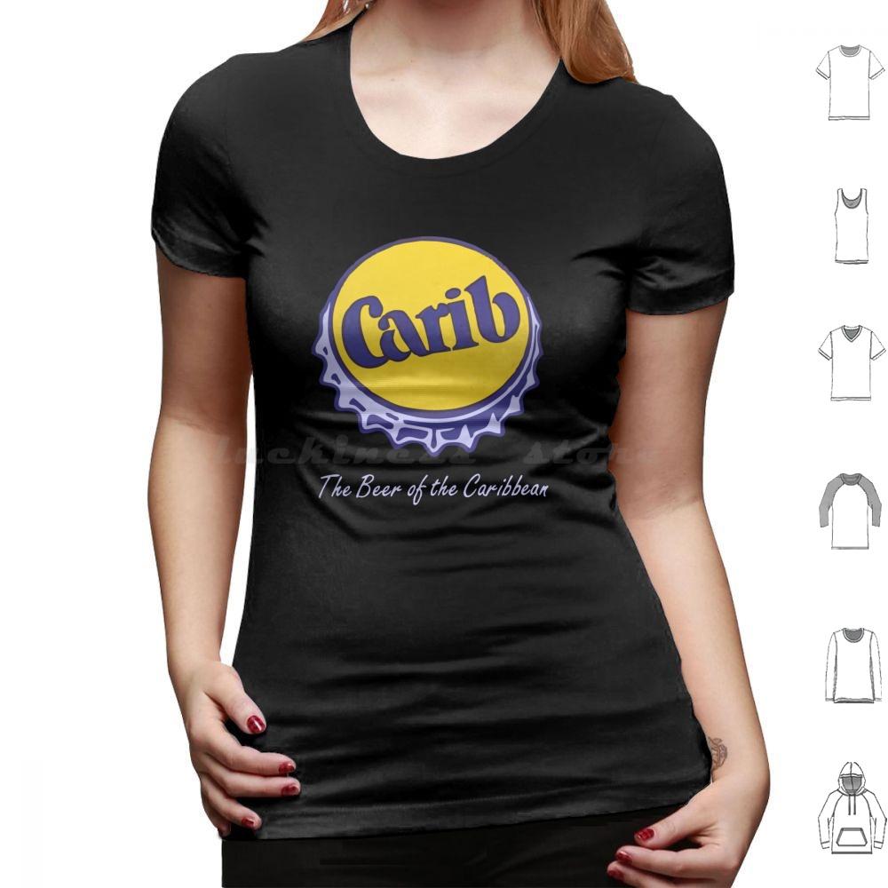 Carib Beer Das Bier der Karibik T-Shirt Große Größe 100% Baumwolle Bier Cerveza Lager Carib Karibik Westindien