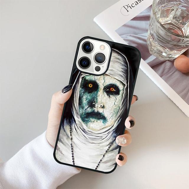 Horror Nunn Scary Phone Case Cover For iPhone 17 Air 15 16 14 13 12 Pro Max 11 Pro Max Plus Coque Shell