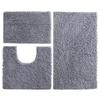 Mat Fashion Wool Comfortable Simple Toilet Bathroom Absorbent Set Threepiece