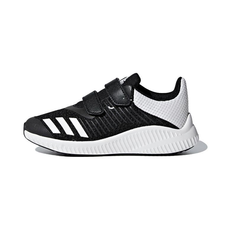Adidas Fortarun Wide Cf Slip Resistant Low top Kids Lifestyle Shoes Black White Children Aged 3 7 Years Old F34381