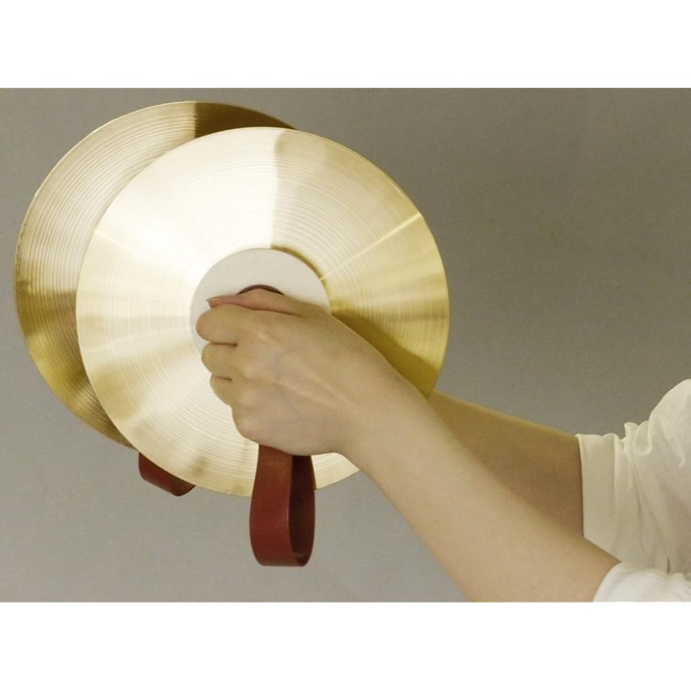 Zen-On CM-8 Konsert Marschcymbal, 21cm, Hög Klass, för Småbarn