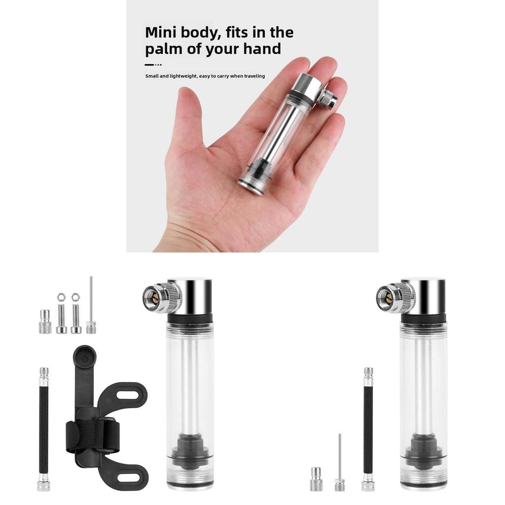 Portable Bicycle Pump With Aluminum Alloy Material For Mountain Bike Riders