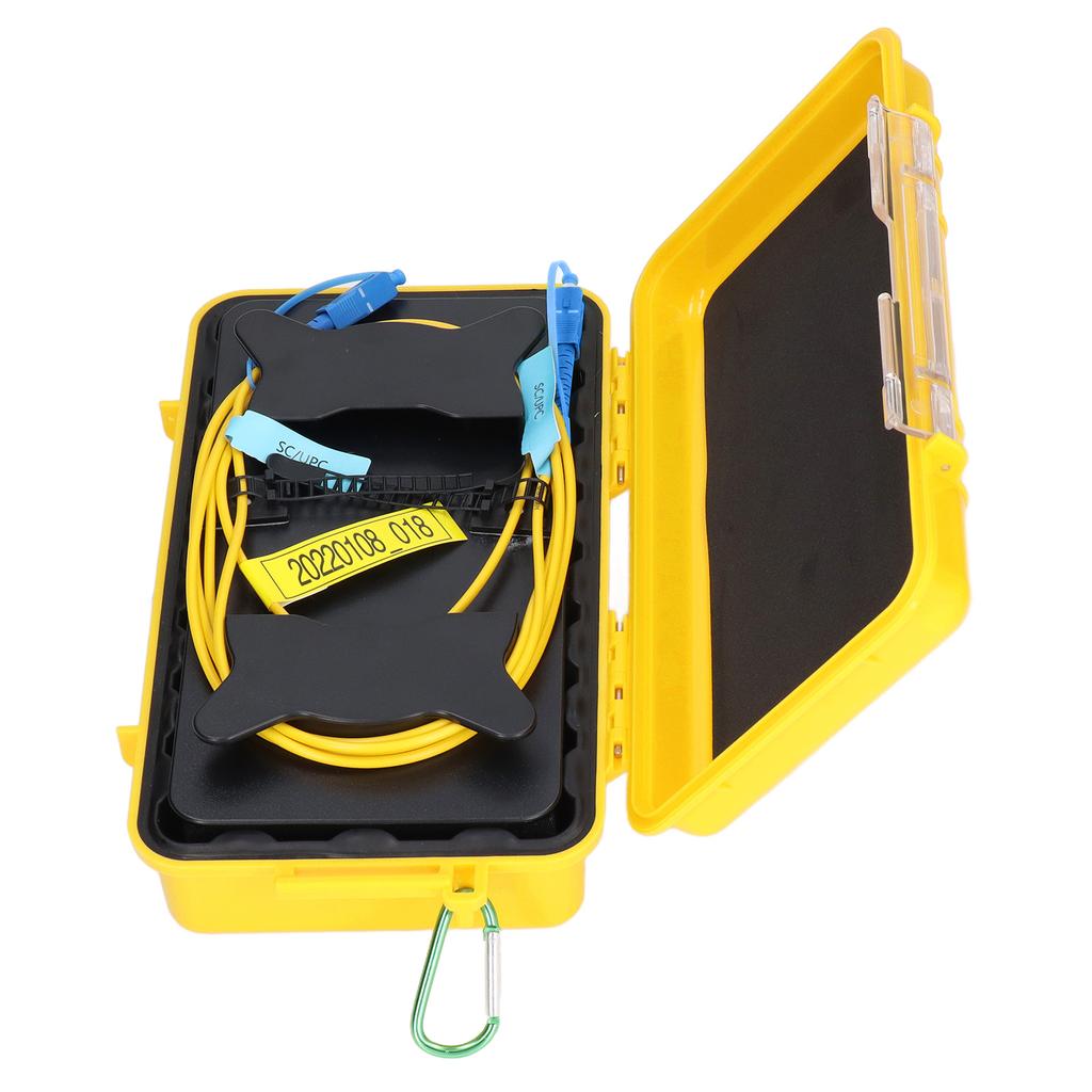 Optical Fiber Test Extension Cord OTDR Launch Jumper Cable Box Single Mode 2000 Meter