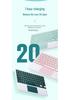 IPad 10 Schutzhülle mit Stifthalter & Bluetooth-Touch-Tastatur, Maus für Pro 11 / Air 11/6, Bunte Hintergrundbeleuchtung