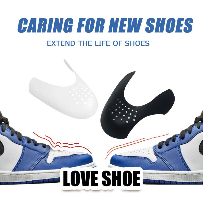Universal Sneaker Shoe Shields Anti Wrinkle Toe Box Protector  Crease Guards for Sports Basketball Shoes One Pair