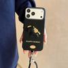 Applicable To iPhone11PROMAX Pony Leather Pattern with Lanyard Mobile Phone Case Apple 11 Leather Three-in-one Protective Case