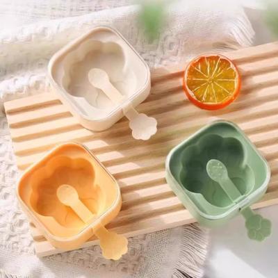 Ice Pop Mold with Lid Food-Grade Silicone Popsicle Maker Easy-Release Leak-Proof Reusable Summer Freezer Tray