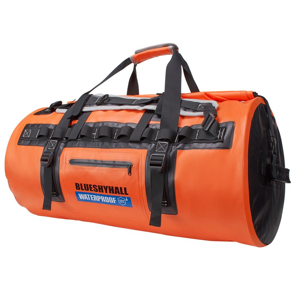 Dry Bags 60L Waterproof Backpack Motorcycle Tail Bag Storage for Outdoor Sports Fish Surfing Rafting Boating Kayak Canoeing