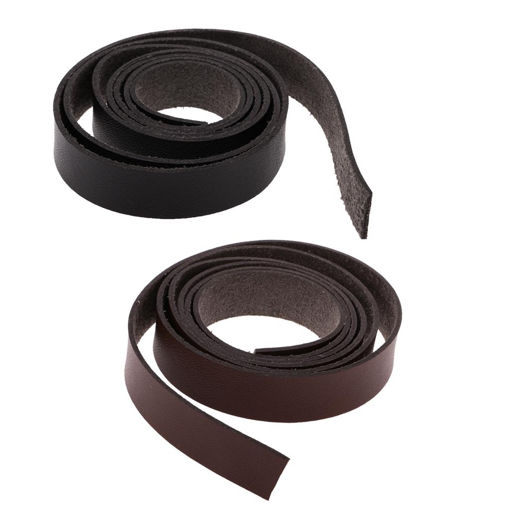 PU Leather Strap Microfiber DIY Belt Accessories Leathercraft Supplies for Leather Craft Kit Projects