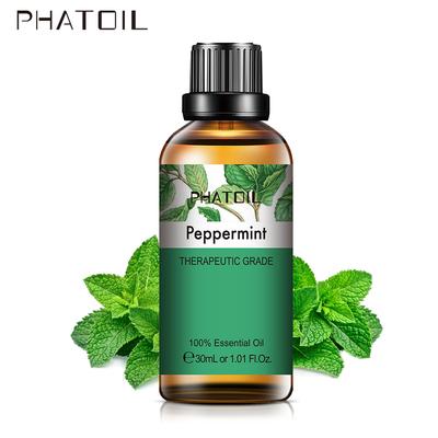 PHATOIL 30/60/90ML Peppermint Aroma Oil  for Humidifier Fragrance Lamp Air Freshening Aromatherapy Pure Plant Extract Essential Oils
