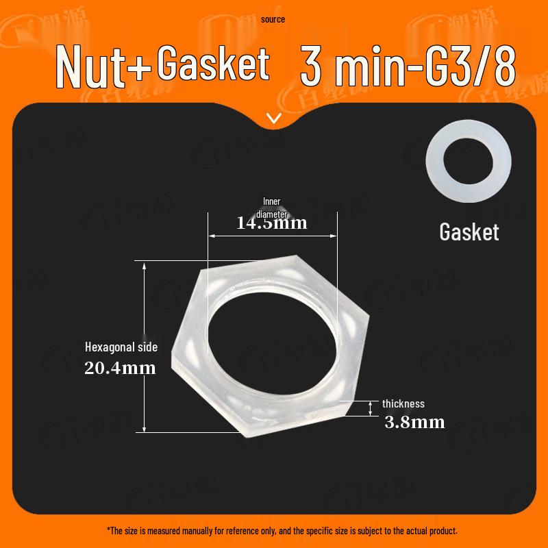 1" Male Thread Elbow to 2" Male, 3" Male, 4" Pagoda Water Nozzle Fish Tank Hose Quick Connector