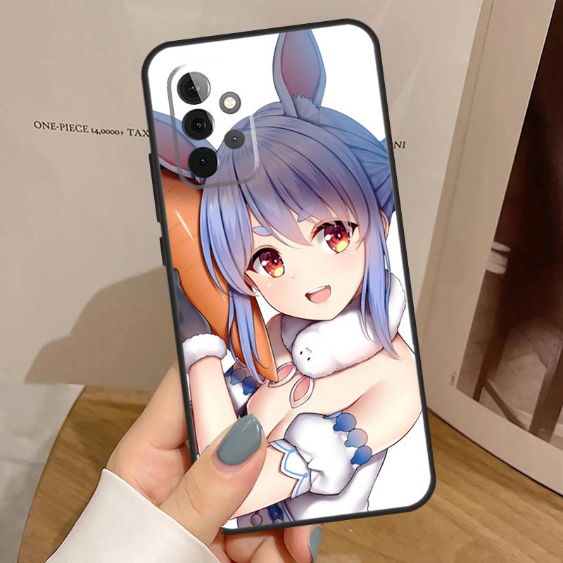 Usada Pekora Hololive Anime Case For Samsung Galaxy A15 A16 A17 A26 A36 A56 A55 A35 A52 A32 A12 A53 A33 A13 A14 A34 A54