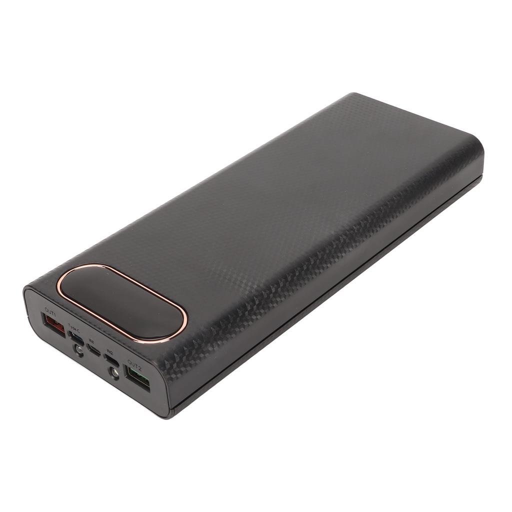 8x21700 Battery Box Welding Free Power Bank Box Kit DIY Battery Charger Outer Case 22.5W Quick Charging Black