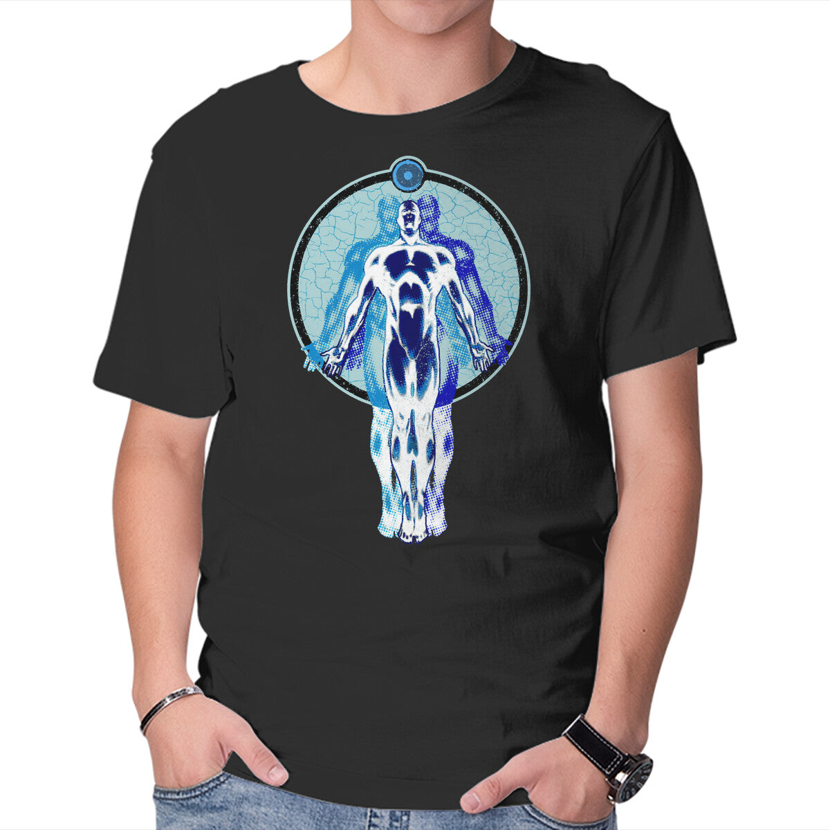Unisex Crew Neck T-Shirt The Doctor Is In Graphic Short Sleeve Casual Tee XXXXL