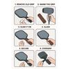 Silicone Undergrip Handle Silicone Pickleball Paddle Grip Cover Padel Accessories Non-Slip Reusable Pickleball Racket Overgrip