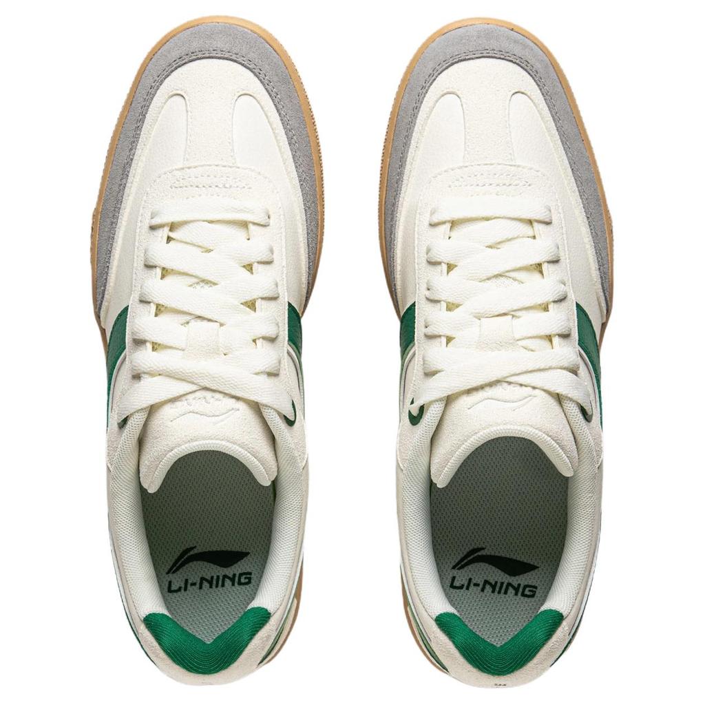 Li Ning Zheng Rong 92S Extreme Sports Skateboarding Professional Low Top Skate Shoes Men sneaker White Green Gray AEPV081-3