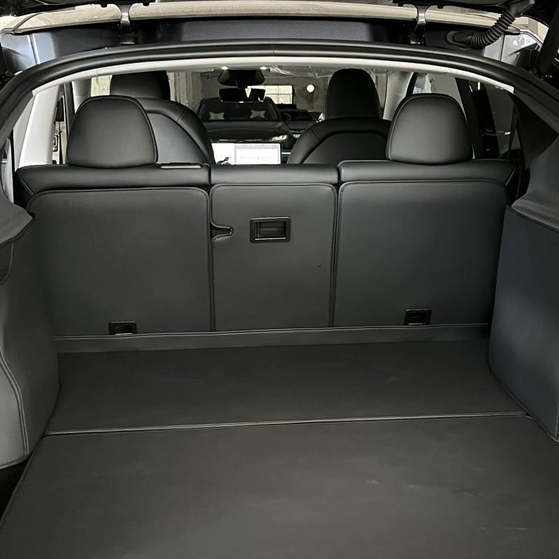 Kofferraumschutzpolster aus Leder für den Innenraum des Tesla Model 3/Y