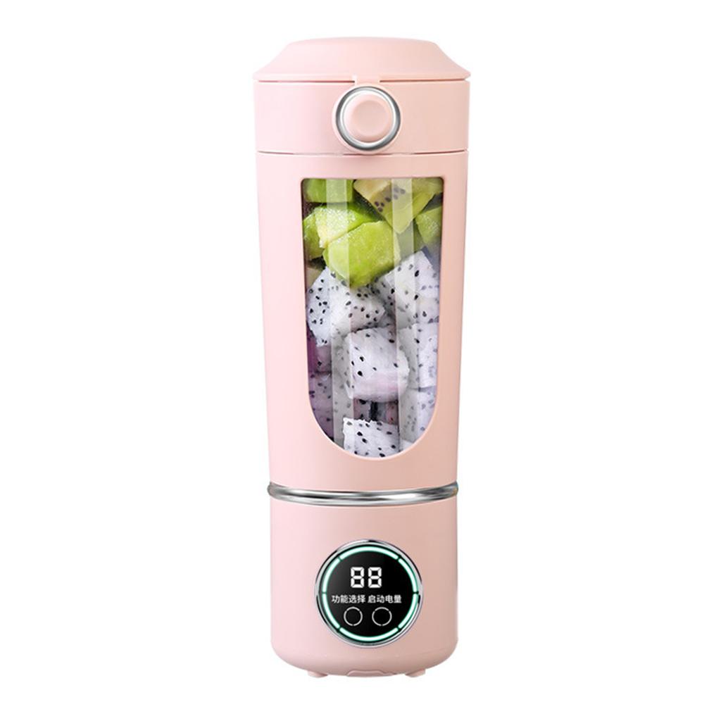 Wireless Usb Rechargeable Mini Juicer Cup 12 Blades Head Multi Speed Adjustables For Busy Morning Solution