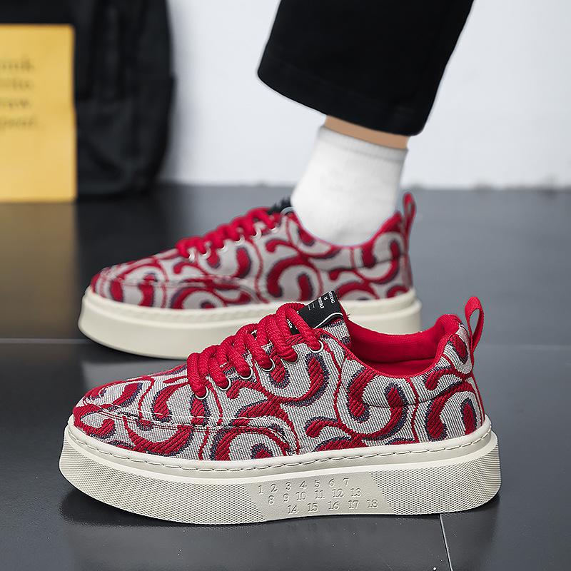 Men's Canvas Shoes New Summer Versatile Breathable Casual Board Shoes Niche Design Sense Sports Trendy Shoes