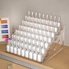 Acryl Transparent Mehrschichtig Nagellack Displayständer Lippenstift Aufbewahrungsbox Nagelstudio Kosmetik Tischplatten Display Rack