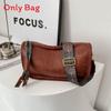 Pu Retro Mini Crossbody Bag With Zipper Closure For Daily Casual Wear